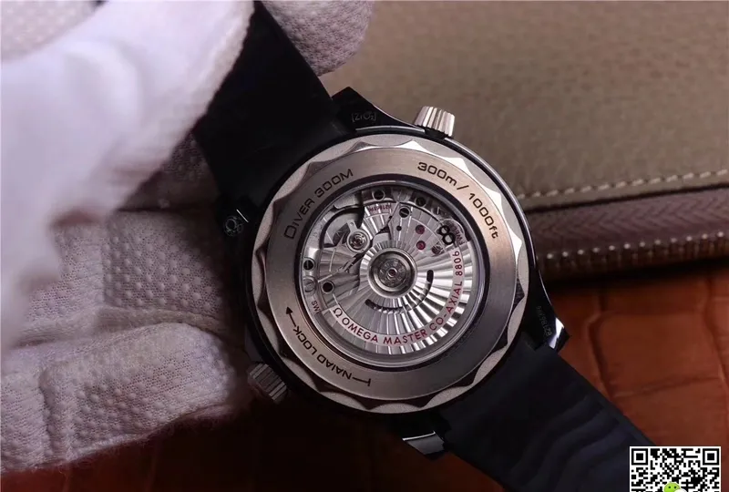 Omega Seamaster 210.92.44.20.01.001 VS Factory 1:1 Best Edition Replica Watch Black Strap